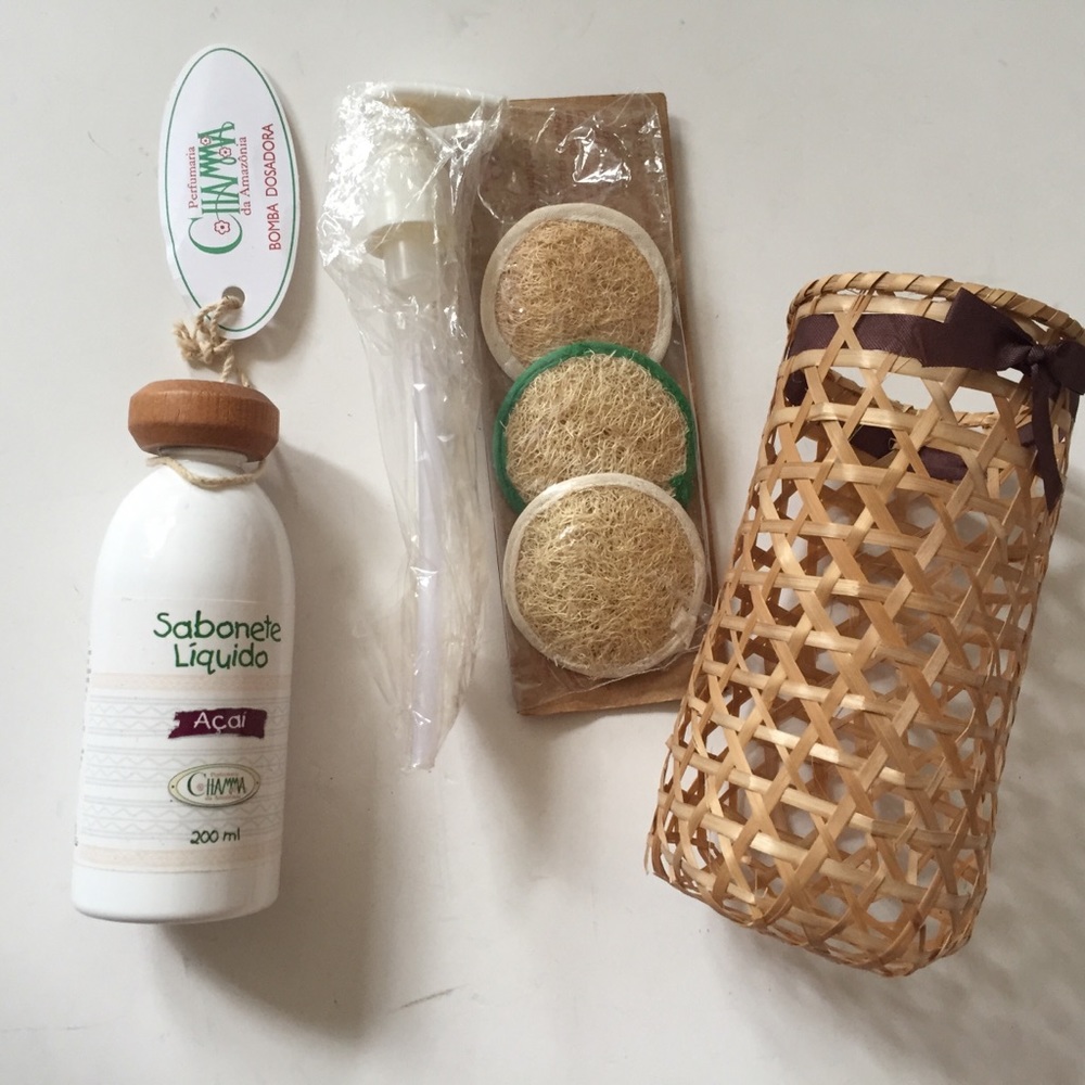 Beautiful natural body set Brazil Açaí